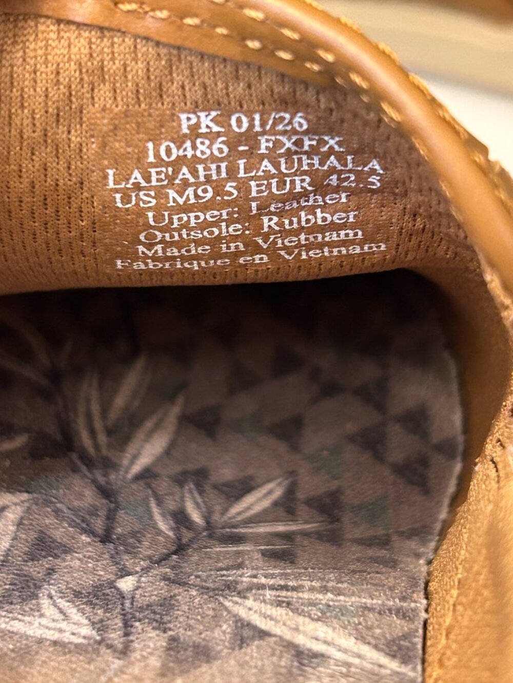 Olukai Men's Lae‘ahi Lauhala Woven Leather Shoes - Picture 9 of 15